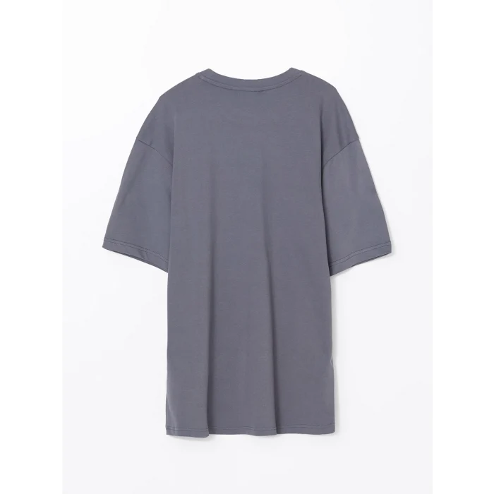 XSIDE Indigo Bisiklet Yaka Penye Erkek Tişört