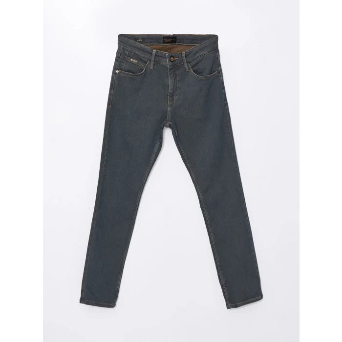 LCW Jeans Yeşil 750 Slim Fit Erkek Jean Pantolon