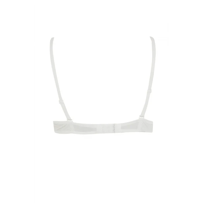 Defacto T8481 Ekru Micro Kaplı Full Push Up Straplez Sütyen-Fall in Love