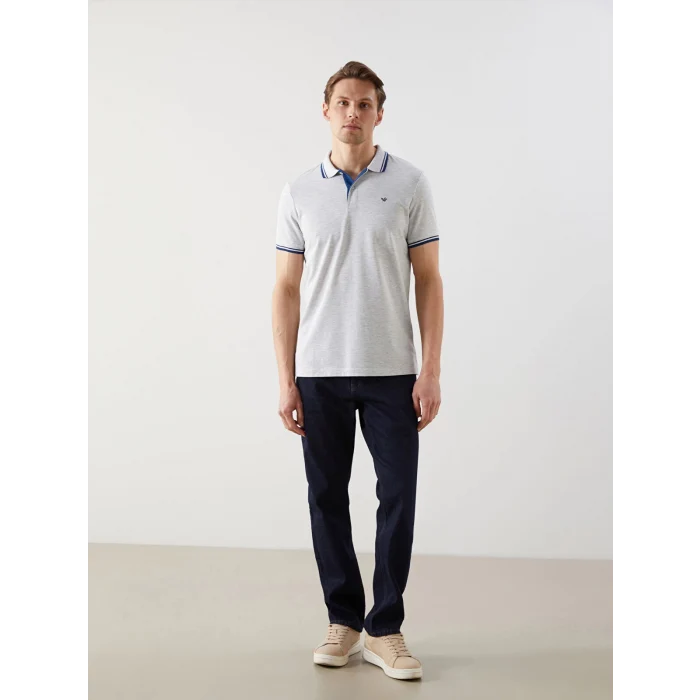 LCWAIKIKI Classic Ekru Polo Yaka Pike Erkek Tişört