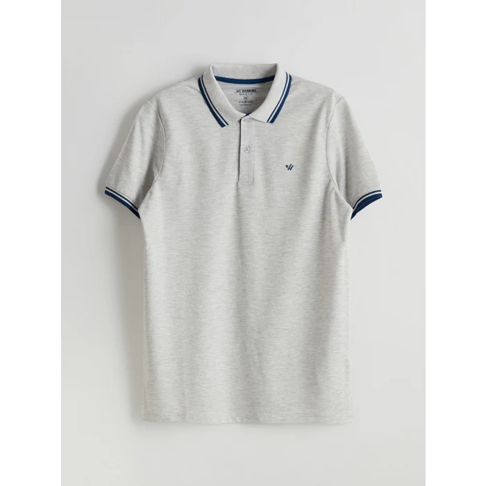 LCWAIKIKI Classic Ekru Polo Yaka Pike Erkek Tişört