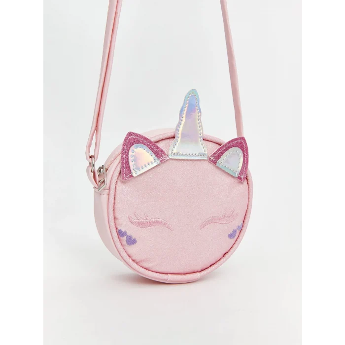 LCW ACCESSORIES Pembe Hayvan Figürlü Kız Çocuk Omuz Çantası
