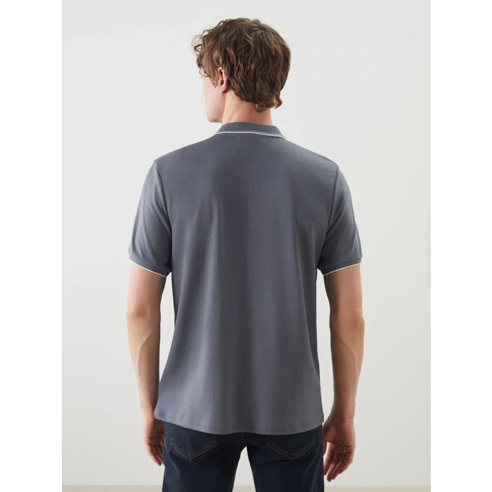 LCW Vision Petrol Polo Yaka Kısa Kollu Erkek Tişört