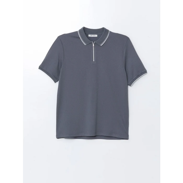 LCW Vision Petrol Polo Yaka Kısa Kollu Erkek Tişört