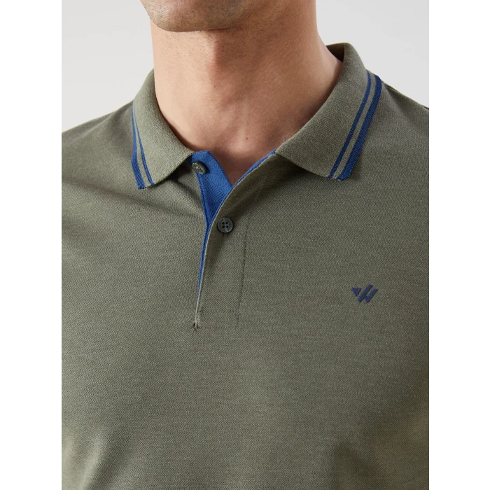 LCWAIKIKI Classic Haki Polo Yaka Pike Erkek Tişört