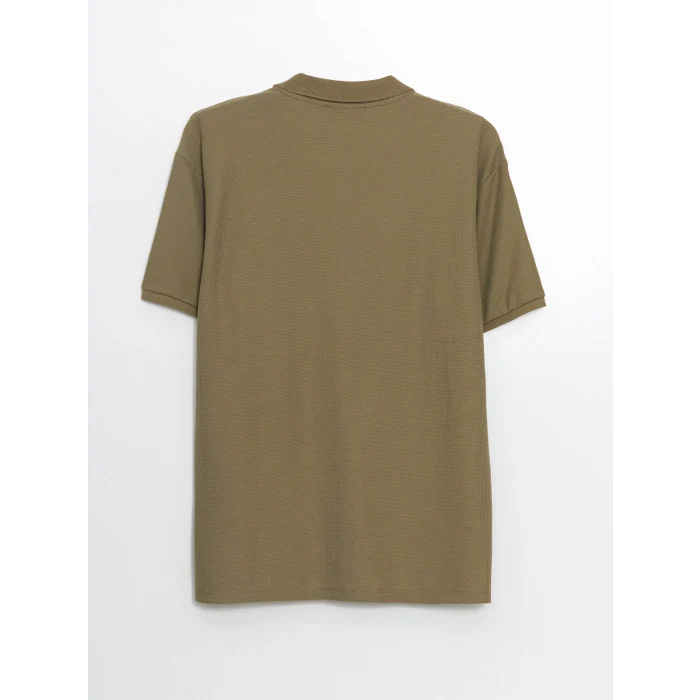 LCW Vision Yeşil Polo Yaka Kısa Kollu Erkek Tişört