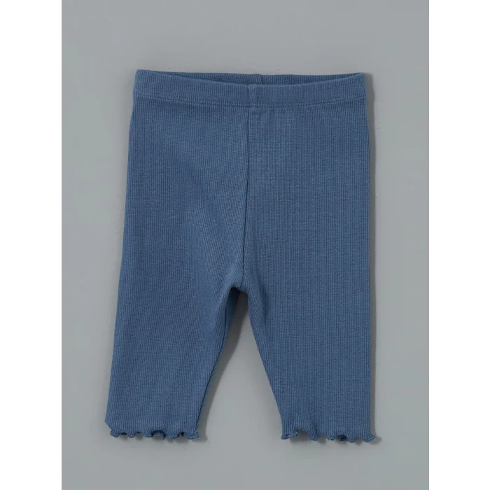 LCW baby Ekru Çiçekli Kız Bebek Tişört ve  Tayt 2li