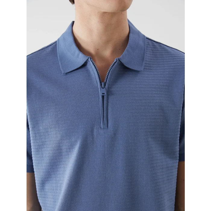 XSIDE Indigo Polo Yaka Erkek Tişört
