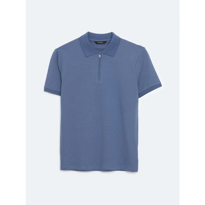 XSIDE Indigo Polo Yaka Erkek Tişört