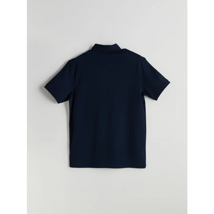 LCWAIKIKI Classic Lacivert Polo Yaka Kısa Kollu Erkek Tişört