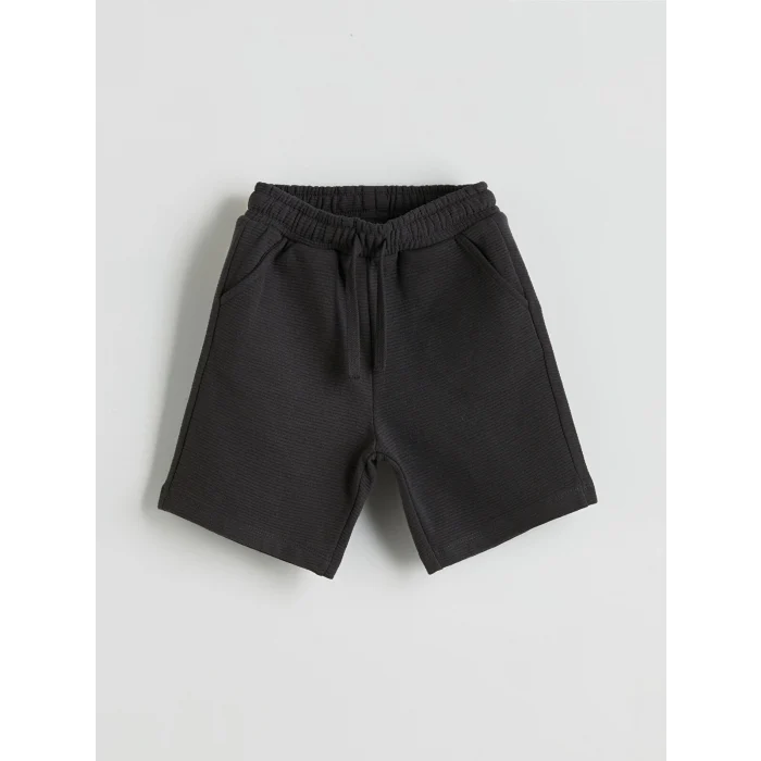 LCW Kids Bej Dinozor Baskılı Erkek Çocuk Tişört ve Şort 2li