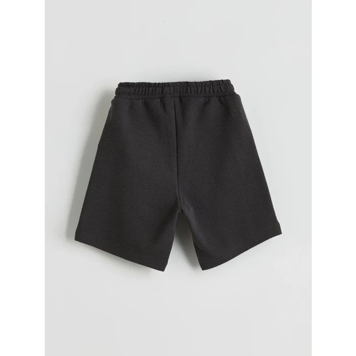 LCW Kids Bej Dinozor Baskılı Erkek Çocuk Tişört ve Şort 2li