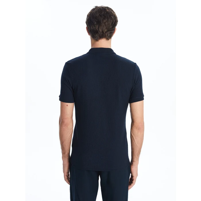 LCWAIKIKI Classic Lacivert Polo Yaka Erkek Tişört