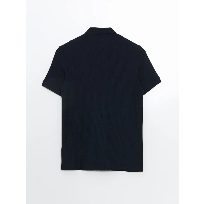 LCWAIKIKI Classic Lacivert Polo Yaka Erkek Tişört