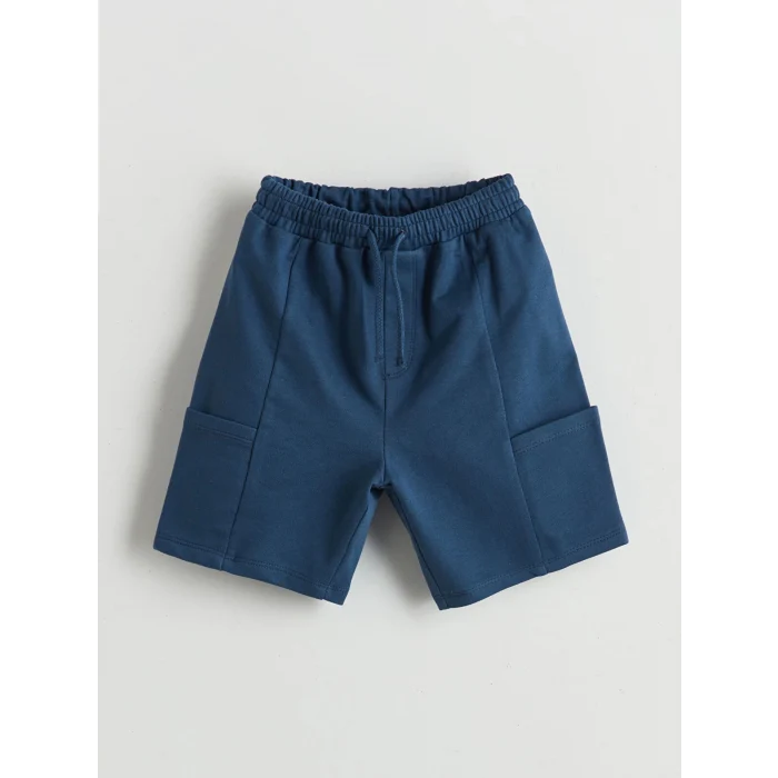 LCW Kids Ekru Dinozor Baskılı Erkek Çocuk Tişört ve Şort 2li