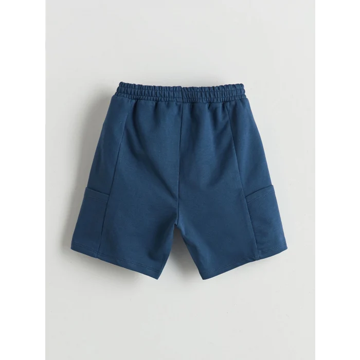 LCW Kids Ekru Dinozor Baskılı Erkek Çocuk Tişört ve Şort 2li