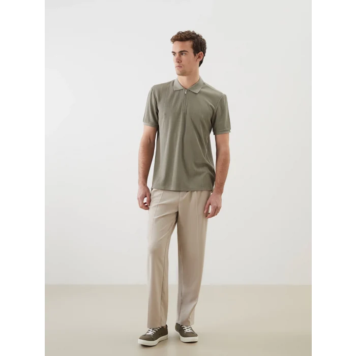 LCW Vision Yeşil Polo Yaka Erkek Tişört