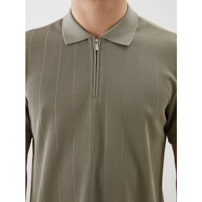 LCW Vision Yeşil Polo Yaka Erkek Tişört