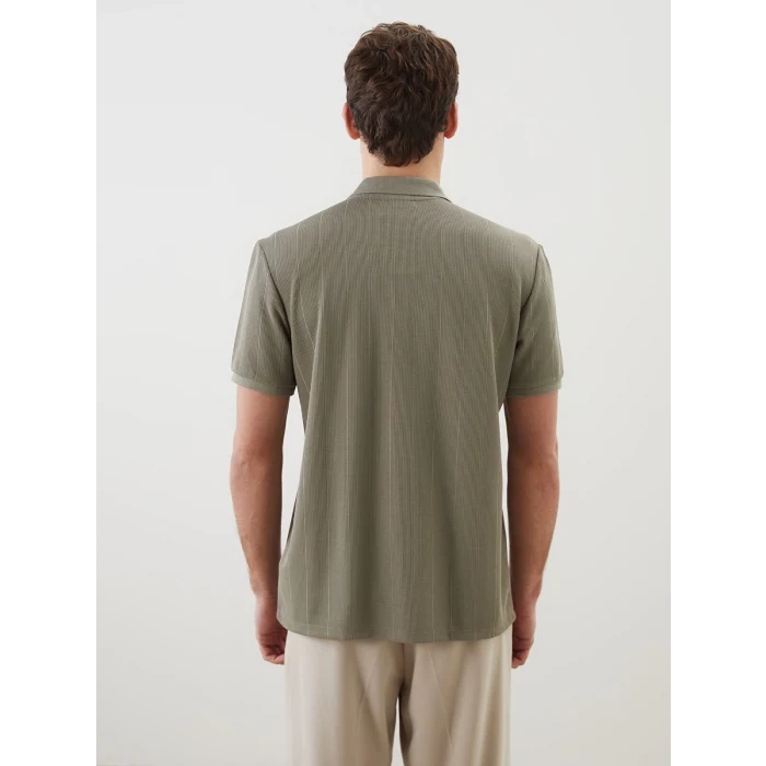 LCW Vision Yeşil Polo Yaka Erkek Tişört