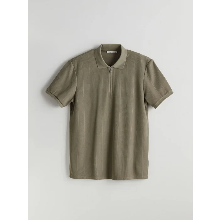 LCW Vision Yeşil Polo Yaka Erkek Tişört