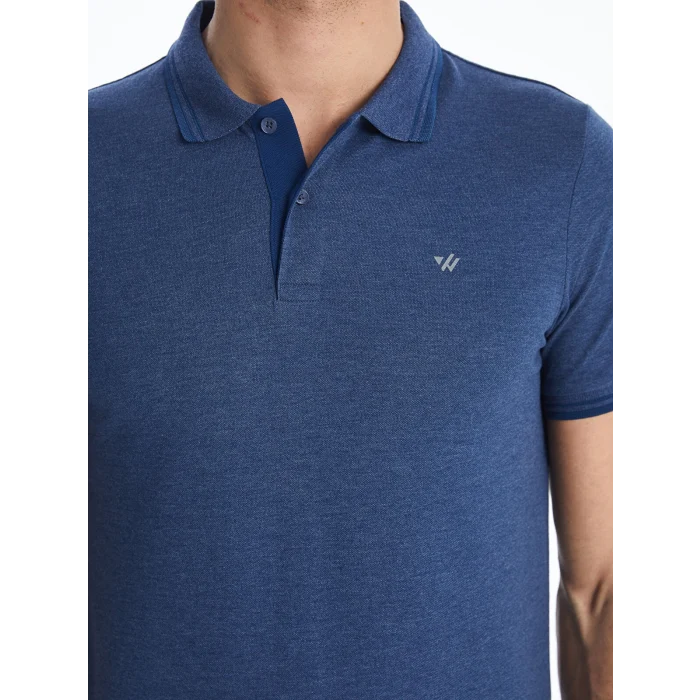 LCWAIKIKI Classic Lacivert Polo Yaka Pike Erkek Tişört