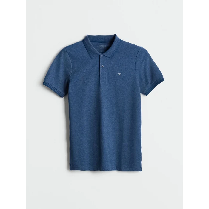 LCWAIKIKI Classic Lacivert Polo Yaka Pike Erkek Tişört