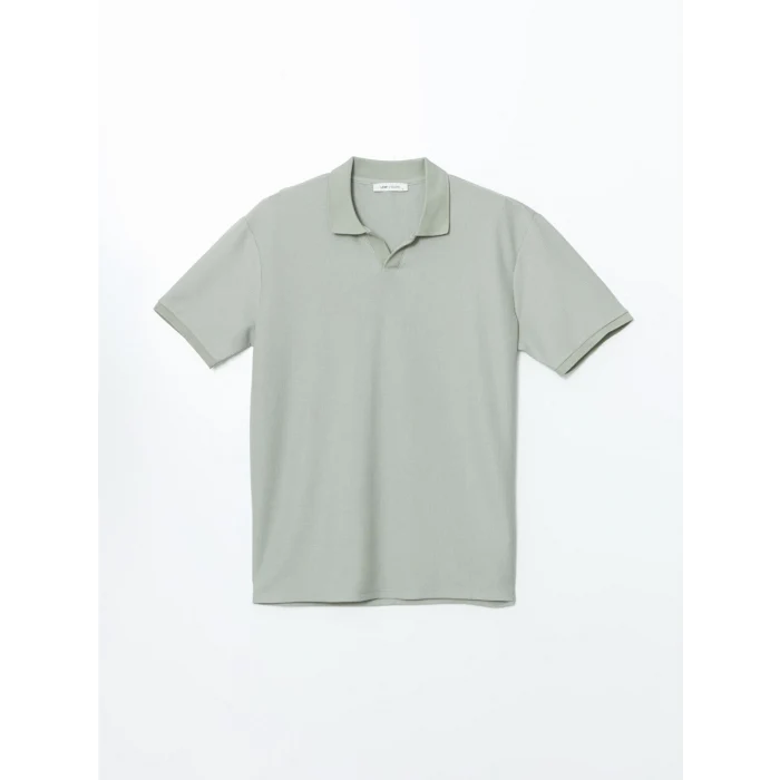 LCW Vision Yeşil Polo Yaka Kısa Kollu Erkek Tişört
