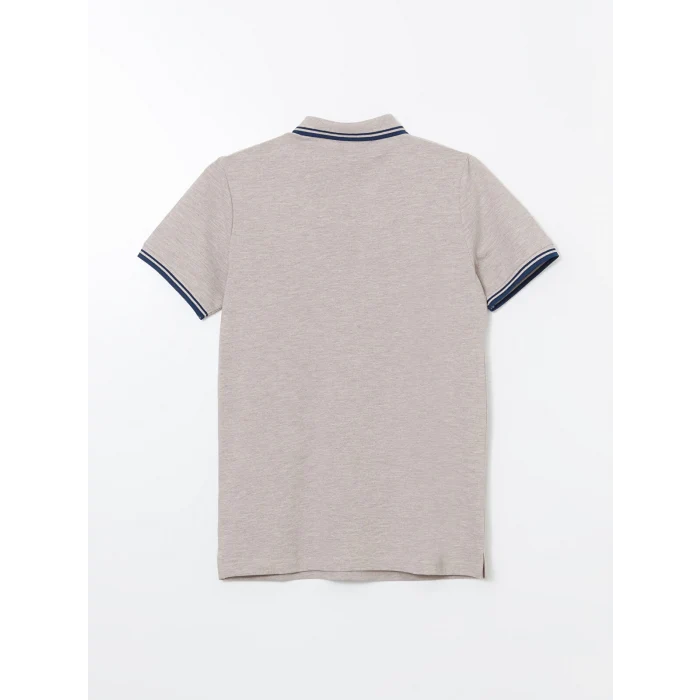 LCWAIKIKI Classic Bej Polo Yaka Pike Erkek Tişört