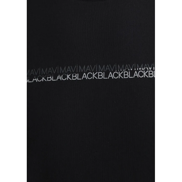 Mavi 0612647-900 Mavi Black Baskılı Siyah Tişört