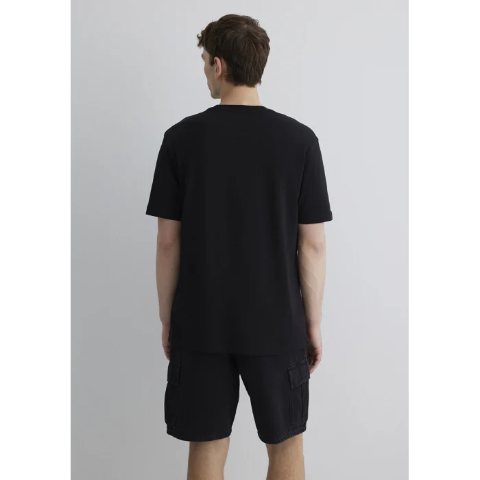 Mavi 0612589-900 Mavi Jean Baskılı Siyah Tişört