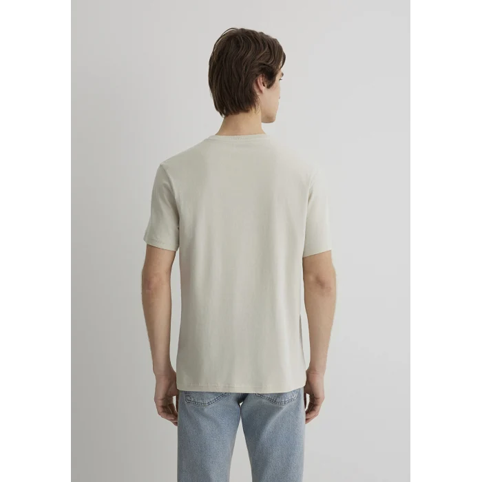 Mavi 0610943-70144 Mavi Logo Baskılı Gri Tişört