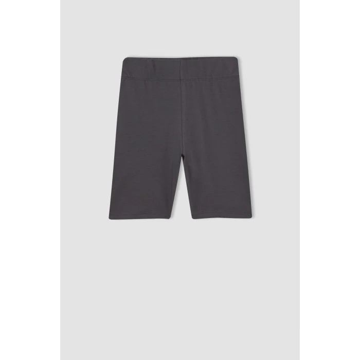 Defacto D2955 Pembe Kız Çocuk 2li Takım Baskılı Kısa Kollu Tişört Tayt