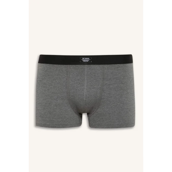 Defacto K7635 Siyah Regular Fit 3lü Boxer