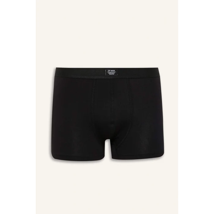 Defacto K7635 Siyah Regular Fit 3lü Boxer