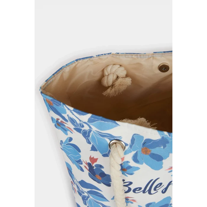 Defacto E7409 Çok Renkli Kadın Hasır Plaj Çantası