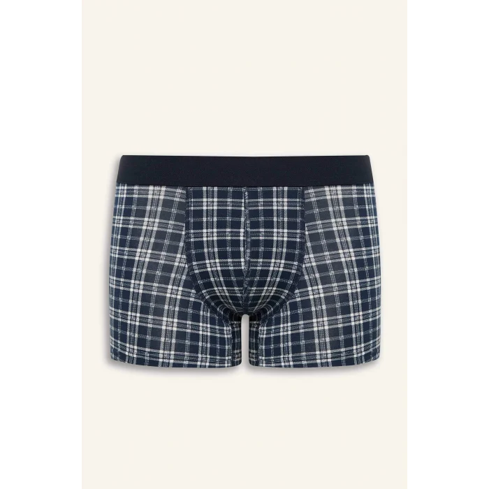 Defacto E2920 Lacivert Regular Fit Hayvan Baskılı 3lü Boxer