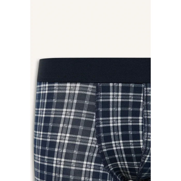 Defacto E2920 Lacivert Regular Fit Hayvan Baskılı 3lü Boxer