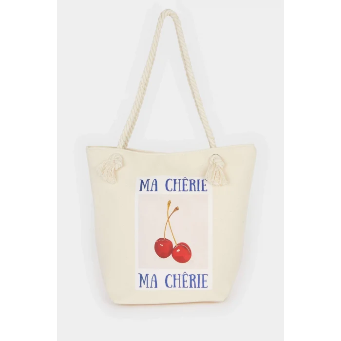 Defacto E7398 Bej Kadın Plaj Çantası