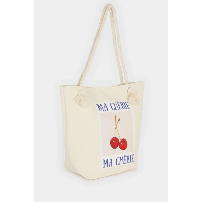 Defacto E7398 Bej Kadın Plaj Çantası