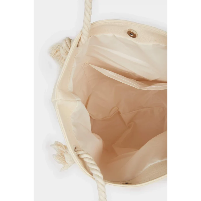 Defacto E7398 Bej Kadın Plaj Çantası