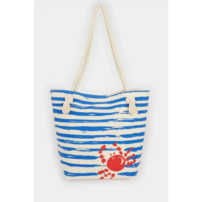 Defacto E7396 Lacivert Kadın Plaj Çantası