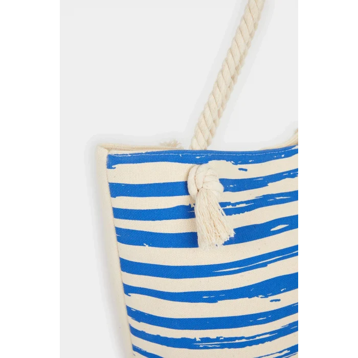 Defacto E7396 Lacivert Kadın Plaj Çantası