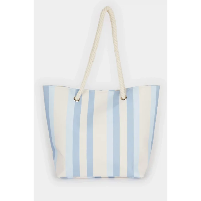 Defacto E7394 Çok Renkli Kadın Kaplumbağ Desenli Plaj Çantası