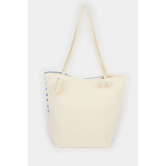 Defacto E7396 Lacivert Kadın Plaj Çantası