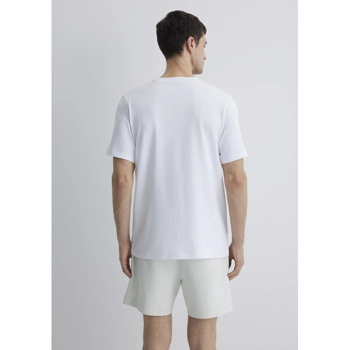 Mavi 0612647-620 Mavi Black Baskılı Beyaz Tişört