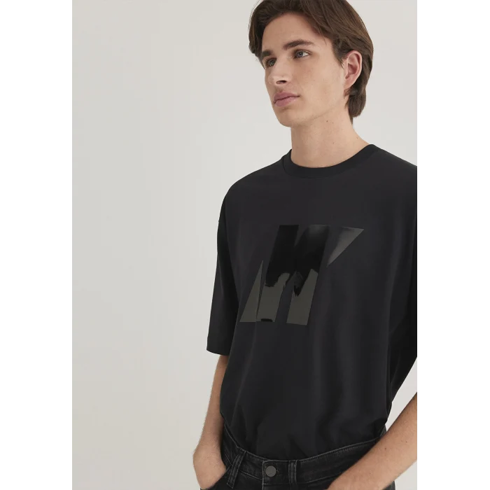 Mavi 0612752-71379 Mavi Pro Logo Siyah Tişört