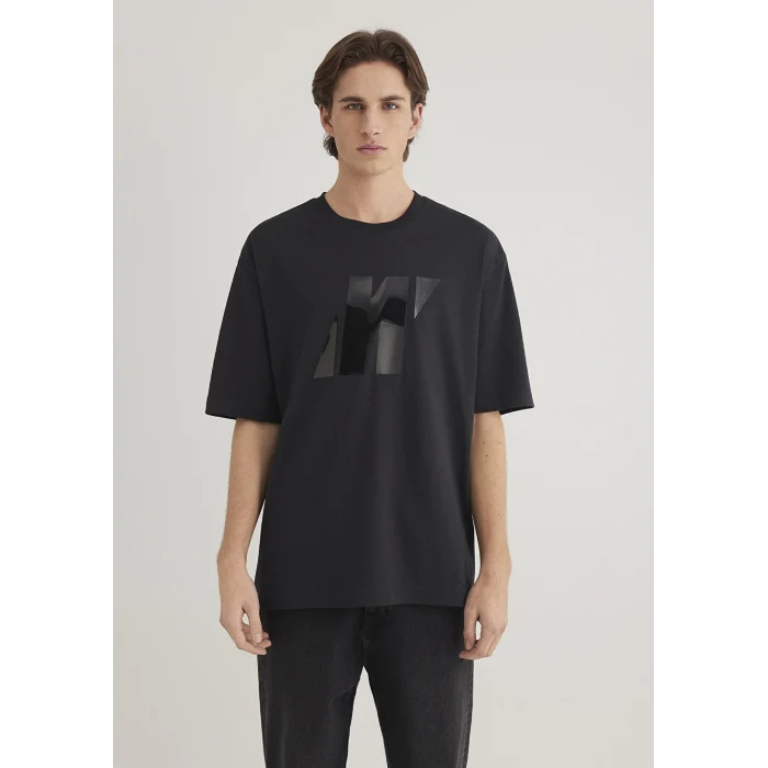 Mavi 0612752-71379 Mavi Pro Logo Siyah Tişört