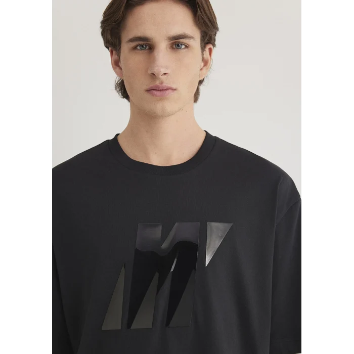 Mavi 0612752-71379 Mavi Pro Logo Siyah Tişört