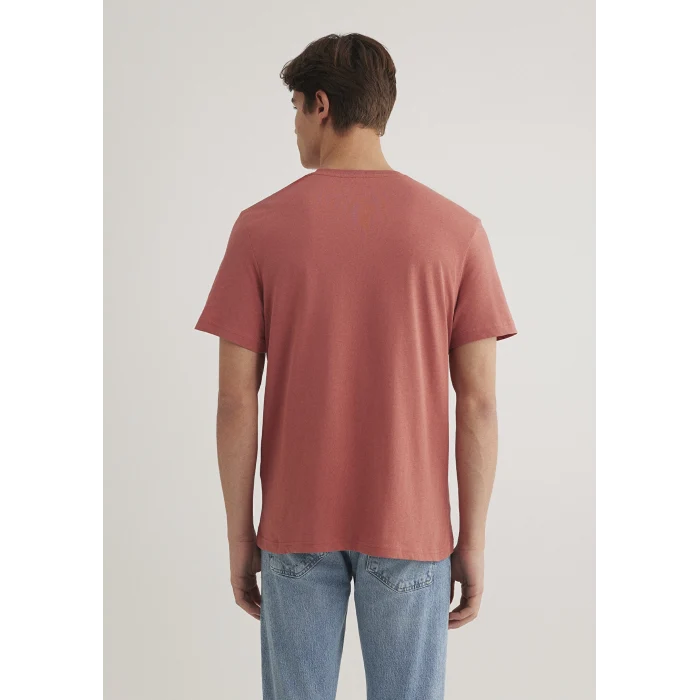 Mavi 0612274-71100 Mavi İstanbul Baskılı Turuncu Tişört