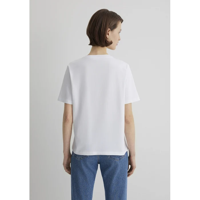 Mavi 1612421-620 Mavi Nakışlı Beyaz Tişört